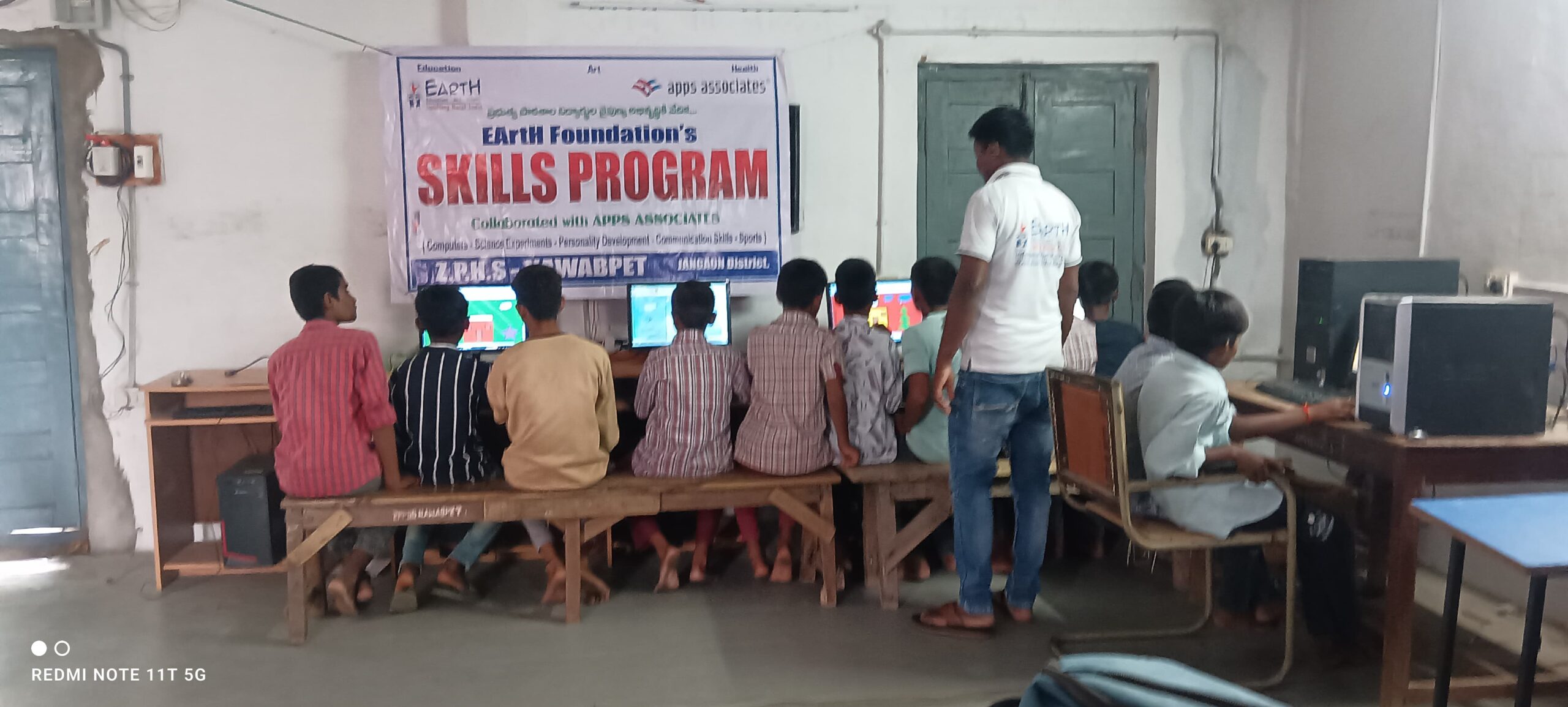 Learning Computers and Setting Goals in Jangaon