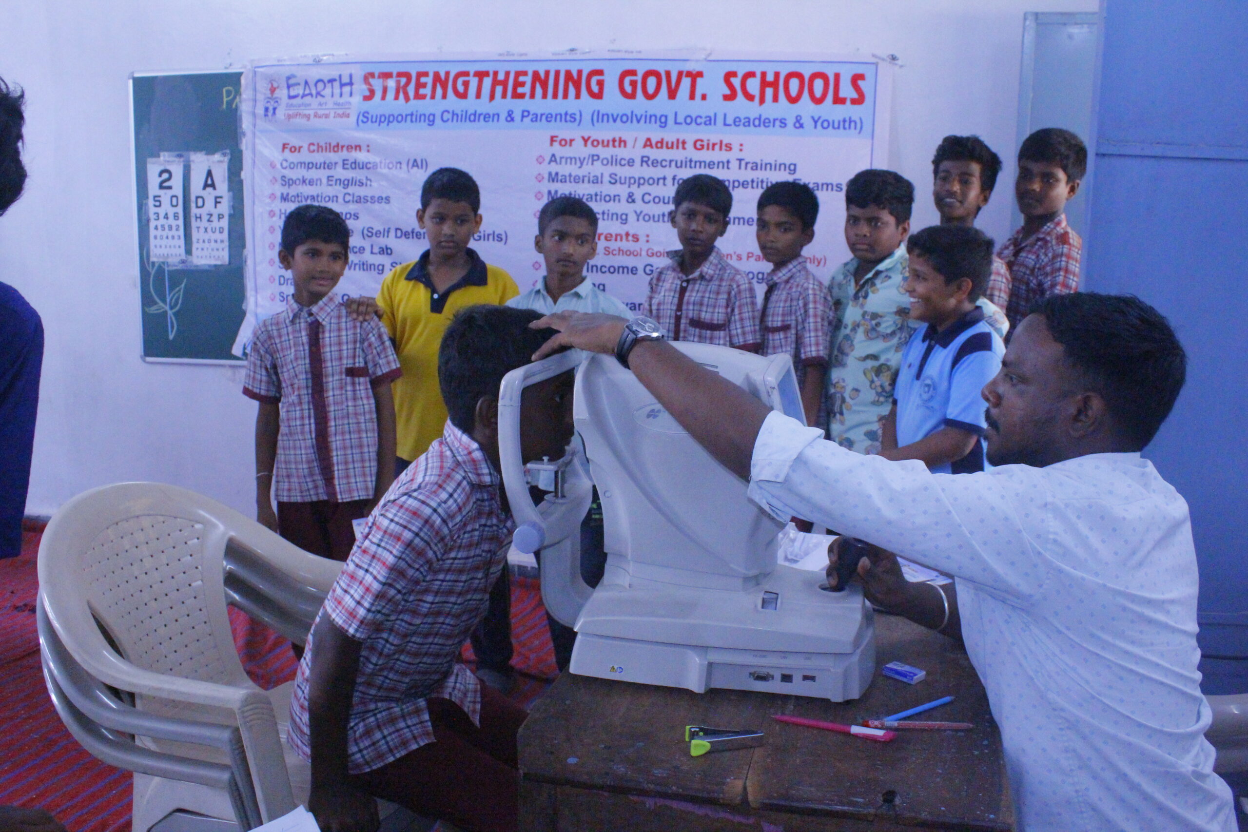 Eye Check-up Camp at Obul Keshwapur